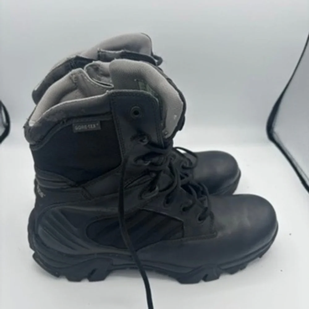 Bates Tactical Boots Mens Sz 12 Black GORE-TEX Side Zip Combat Work